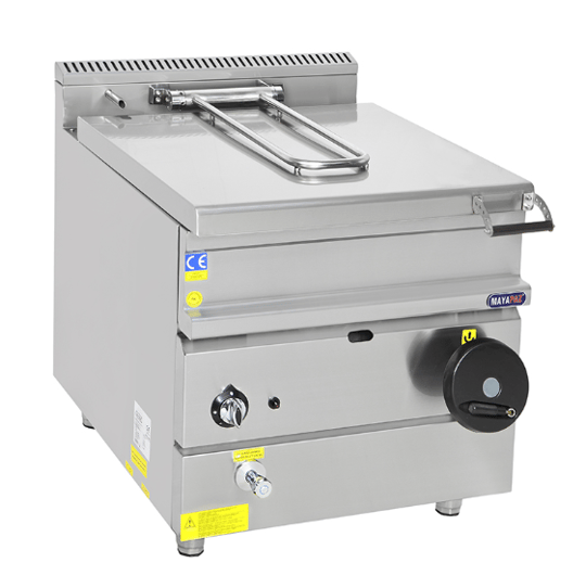 MAYAPAZ M-DTE 870 Devrilir Tava, Elektrikli, 50 Lt, 800x700x850 mm, 700 Serisi